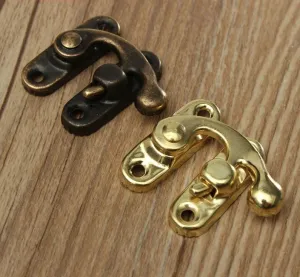 10 Piece Vintage Lock Hasps for Furniture Hardware
