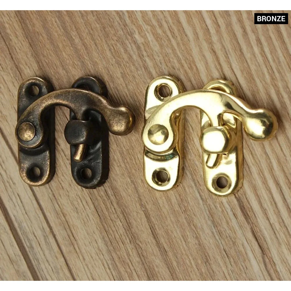 10 Piece Vintage Lock Hasps for Furniture Hardware