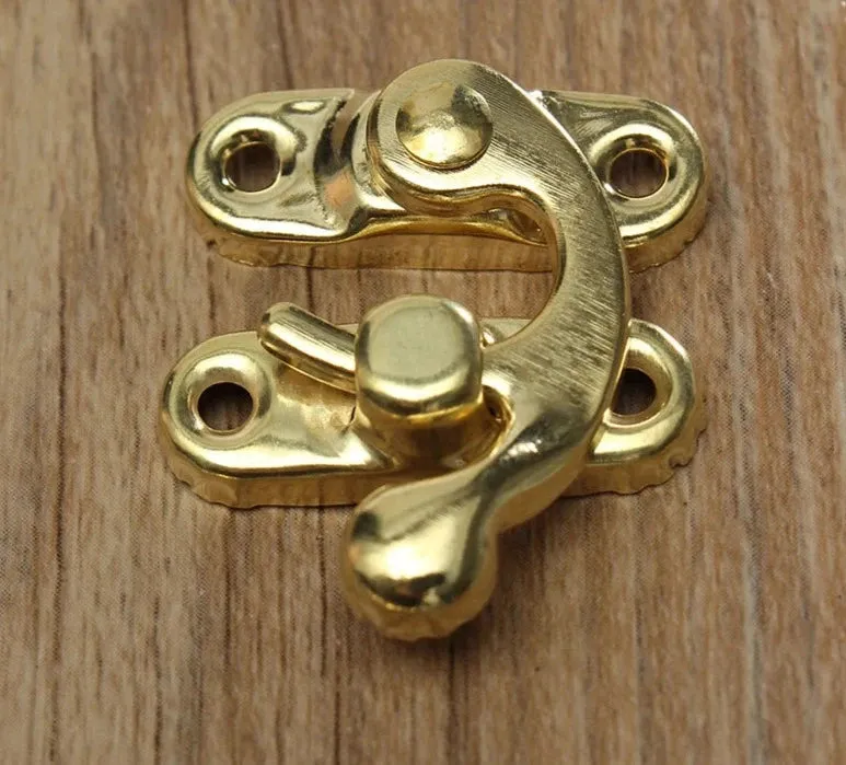 10 Piece Vintage Lock Hasps for Furniture Hardware