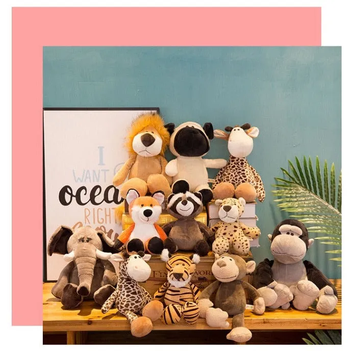 Baby Jungle Animals Plush Toys