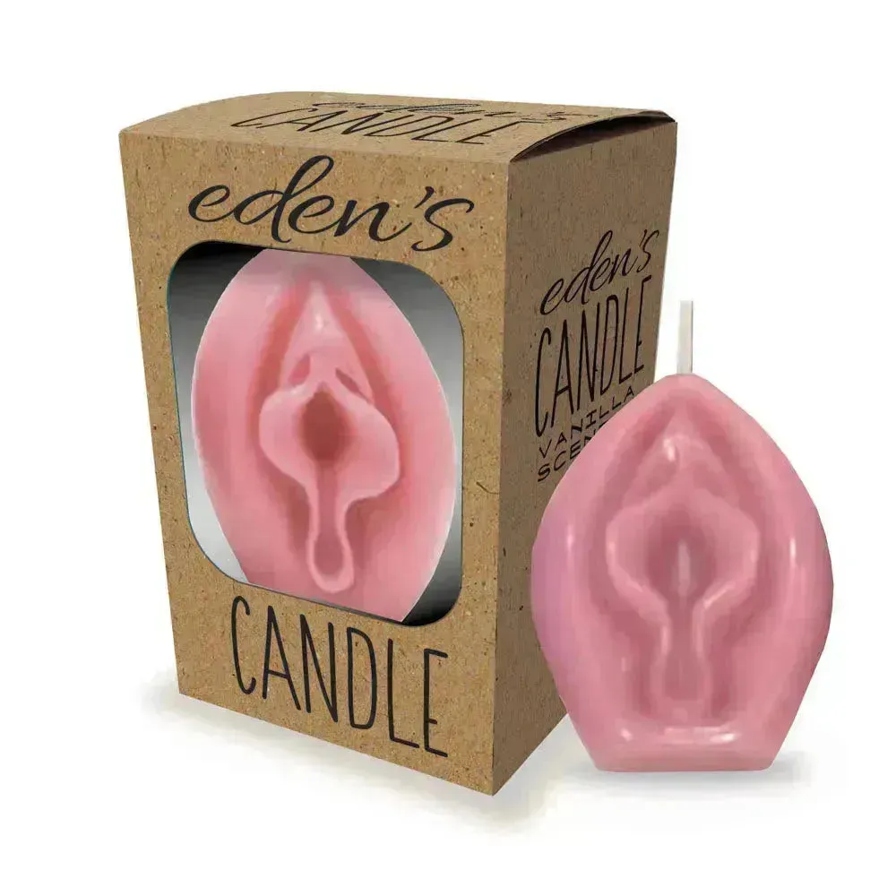 Eden's Candles Vagina - Vanilla - Display of 12 -  Vanilla Scented Candles - Set of 12