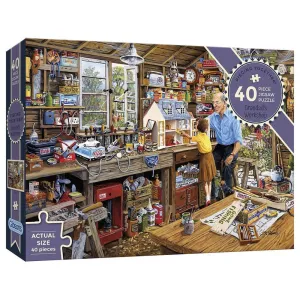 Grandad's Workshop - 40 XL Piece Jigsaw Puzzle