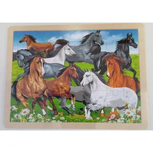 Horse - 48 Piece Wooden Jigsaw Puzzle