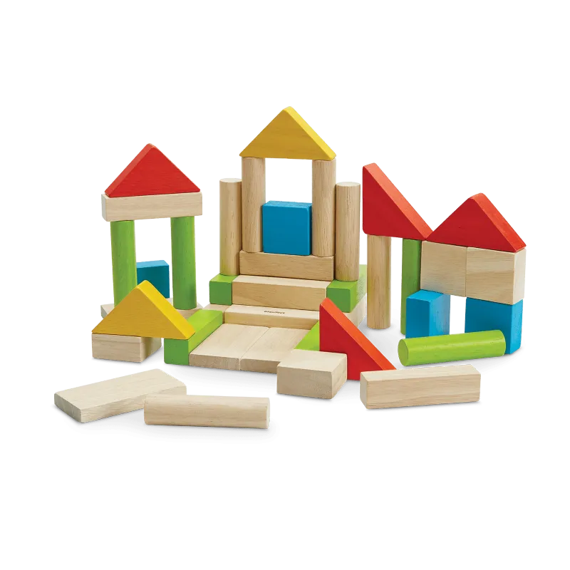 Plan Toys Colourful 40 Unit Blocks