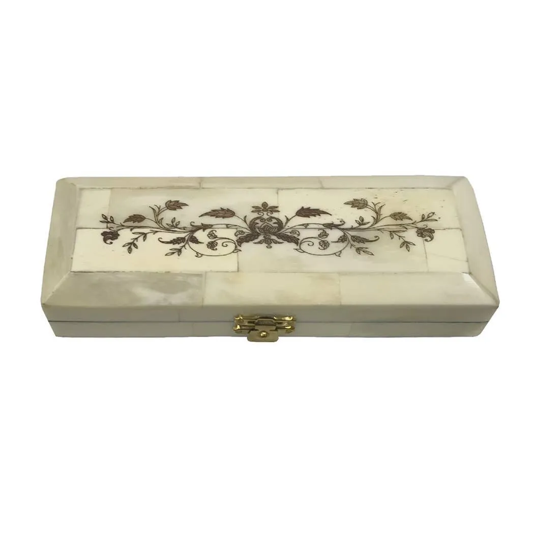Postage Stamp Bone Box