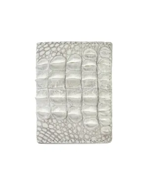 SPINES WHITE LEATHER WALLET