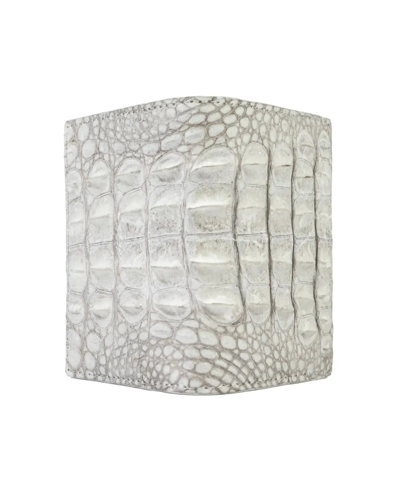 SPINES WHITE LEATHER WALLET