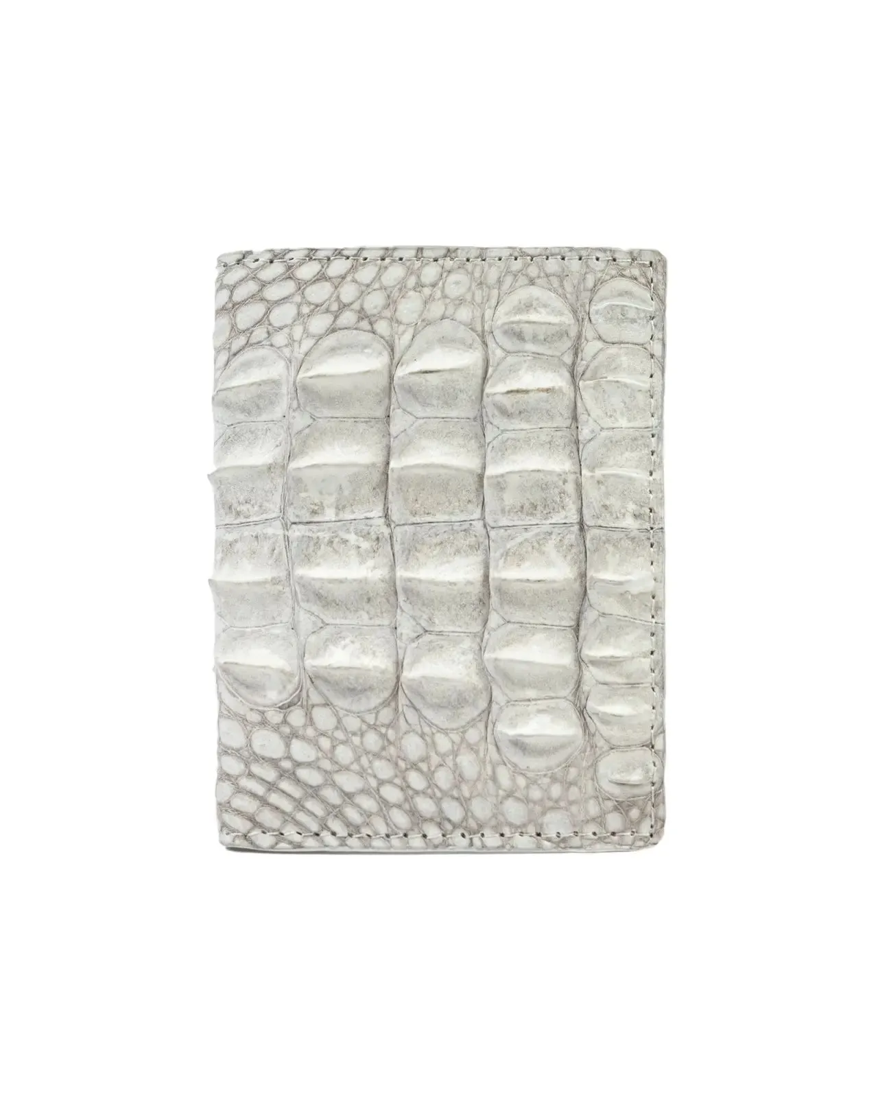 SPINES WHITE LEATHER WALLET