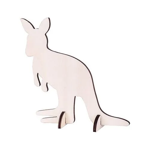 Wooden Australian Standing Animals Pack of 9